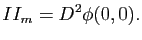 $\displaystyle II_m = D^2\phi(0,0).
$