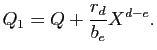$displaystyle B=b_eX^e+b_{e-1}X^{e-1}+cdots+b_0,quad R=r_dX^d+r_{d-1}X^{d-1}+cdots+r_0. $