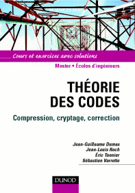 Théorie des codes : Compression, Cryptage
	    (cryptologie, Cryptographie), Correction (Codes
	    correcteurs)